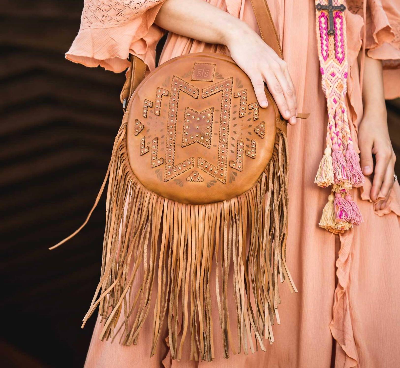 Sts Ranchwear - Women's Wayferer Sage Fringed Crossbody Bag