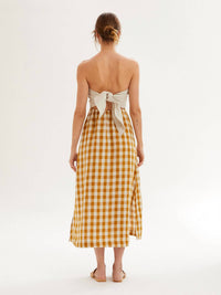 Casa Raki - Penelope Strapless Midi Dress