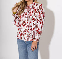Ivy Jane - Tuxedo Gauze Top