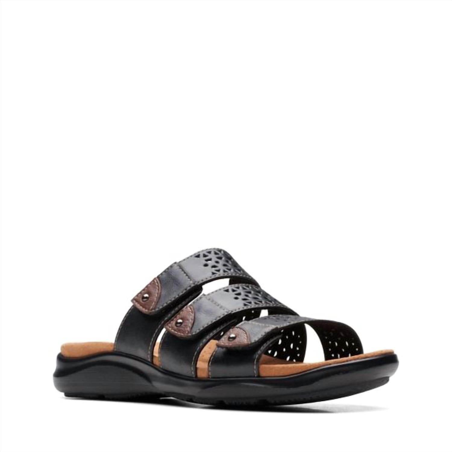Clarks Women's Kitly Walk Sandals in black - women's sandal - view 4