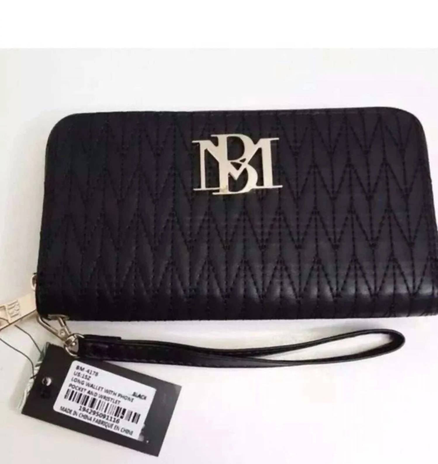 Badgley Mischka - Women's Quilted Long Wallet With Phone Pocket
