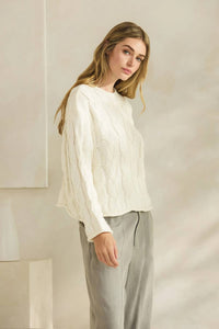 Golden - Prairie Cable Knit Sweater