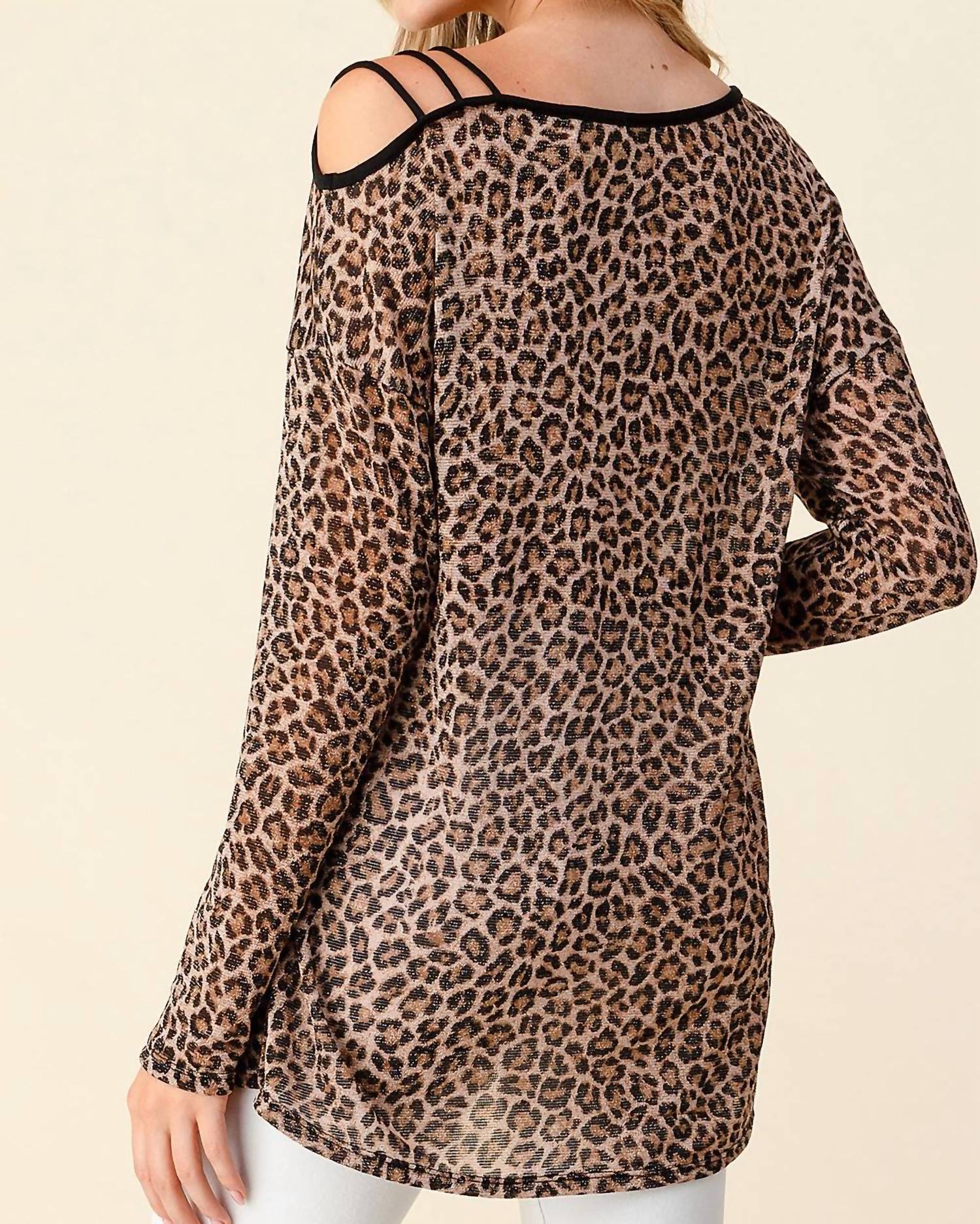 Blumin - Shimmering Leopard Top