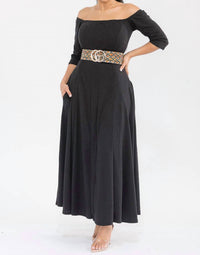 Karen T Design - Off The Shoulder Maxi Dress