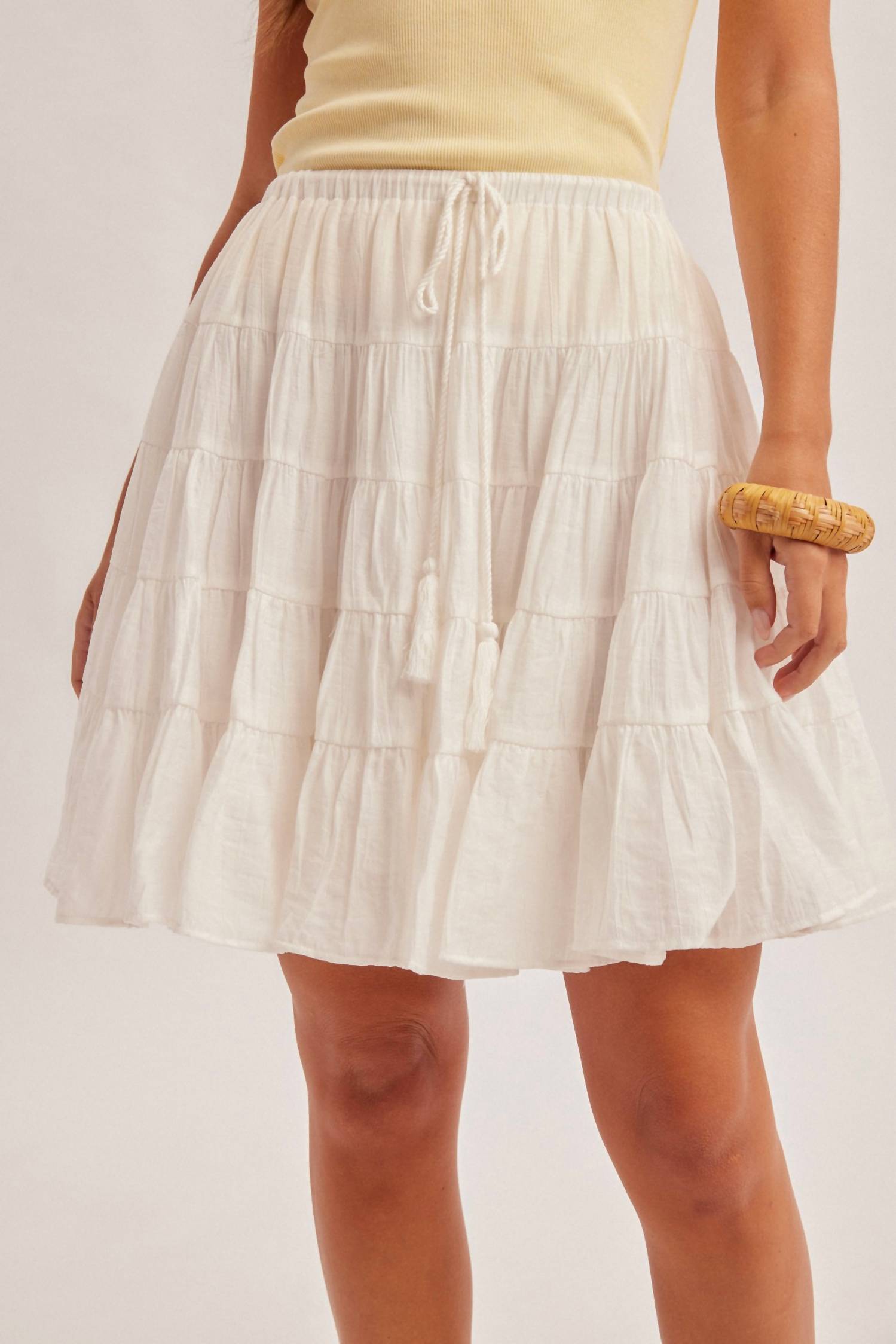 Hem & Thread - Women's Tiered Midi Skirt