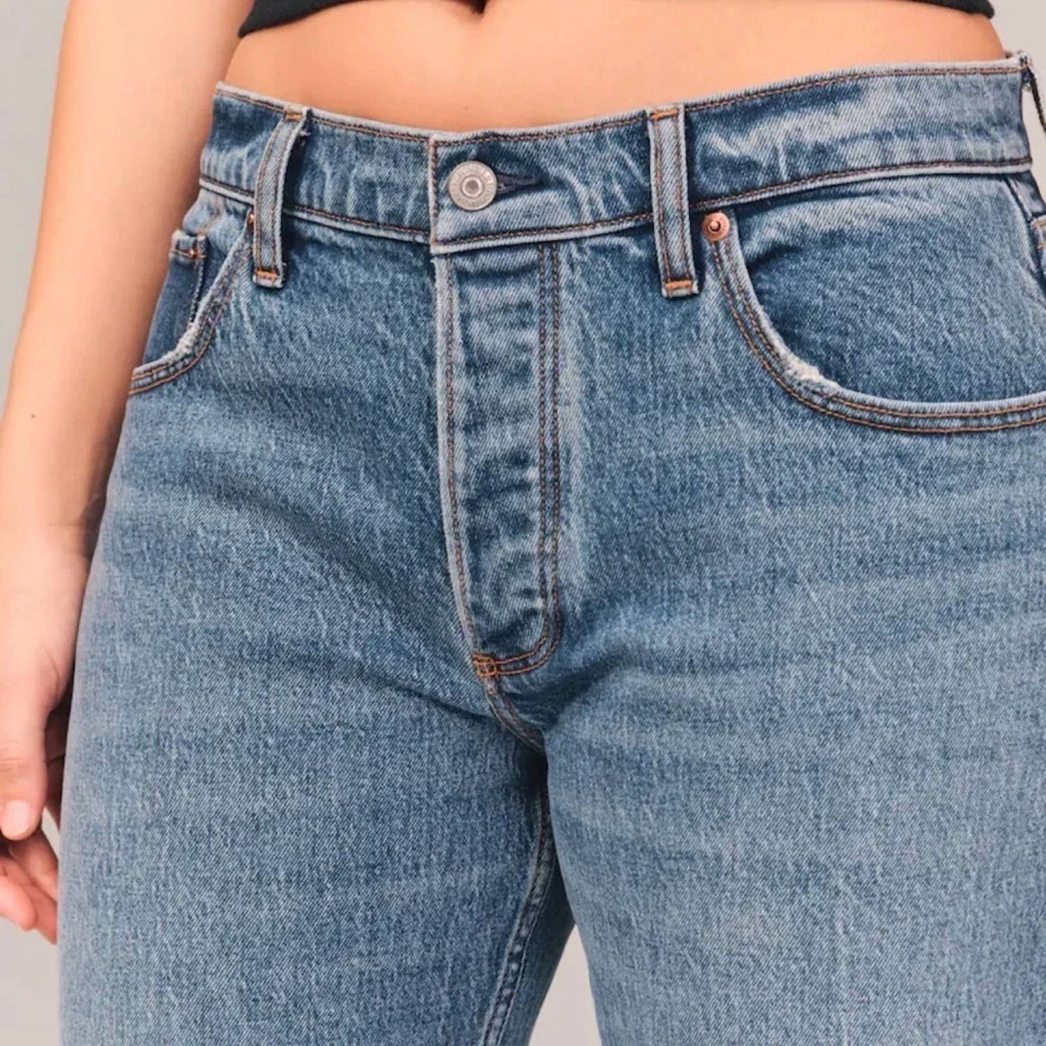 Abercrombie & Fitch - Curve Love Low Rise 2000s Baggy Jean