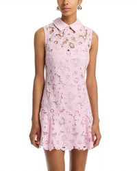 Self-Portrait - Lace Collared Dress