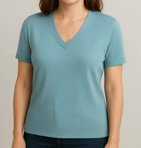 Renuar - Short Sleeve V Neck Tee