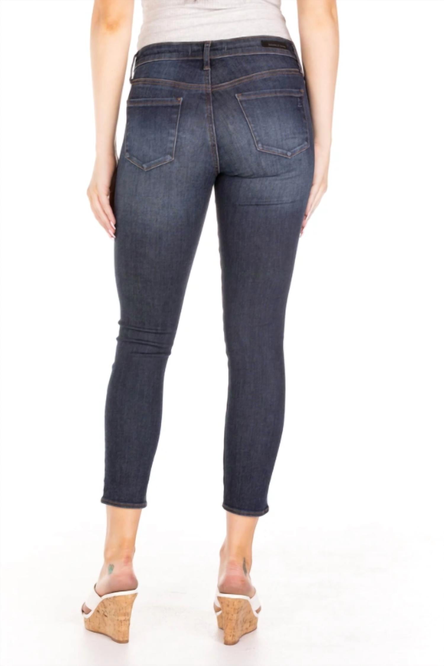 articles of society Cathy Cropped Jean in mountain - women's jeans - alternate view