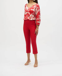 Joseph Ribkoff - Cuffed Pull On Capri Pants