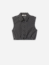 Frame - Polka Dot Crop Top