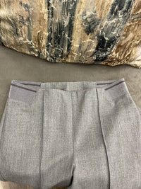 Lorena Antoniazzi - LIGHT GREY TAPERED WOOL PANT