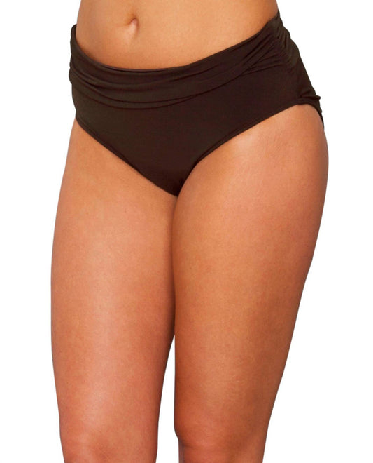 Magicsuit - Shirred Jersey Brief Swim Bottom