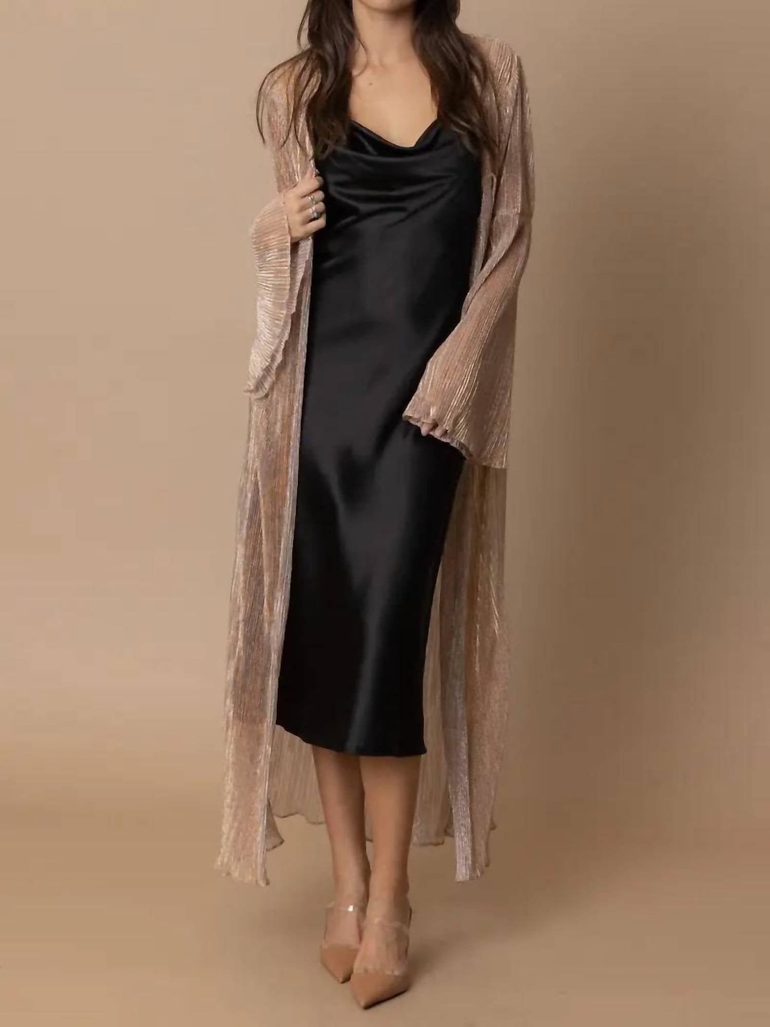 En Creme - Cassidy Shimmer Kimono