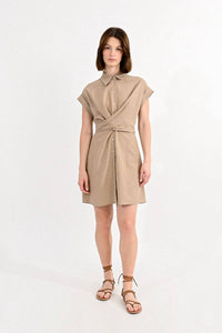 Molly Bracken - Twisted Bust Shirtdress