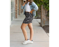 Julia Rose Millie Jogger Skirt in white bow - women's skirt - view 5
