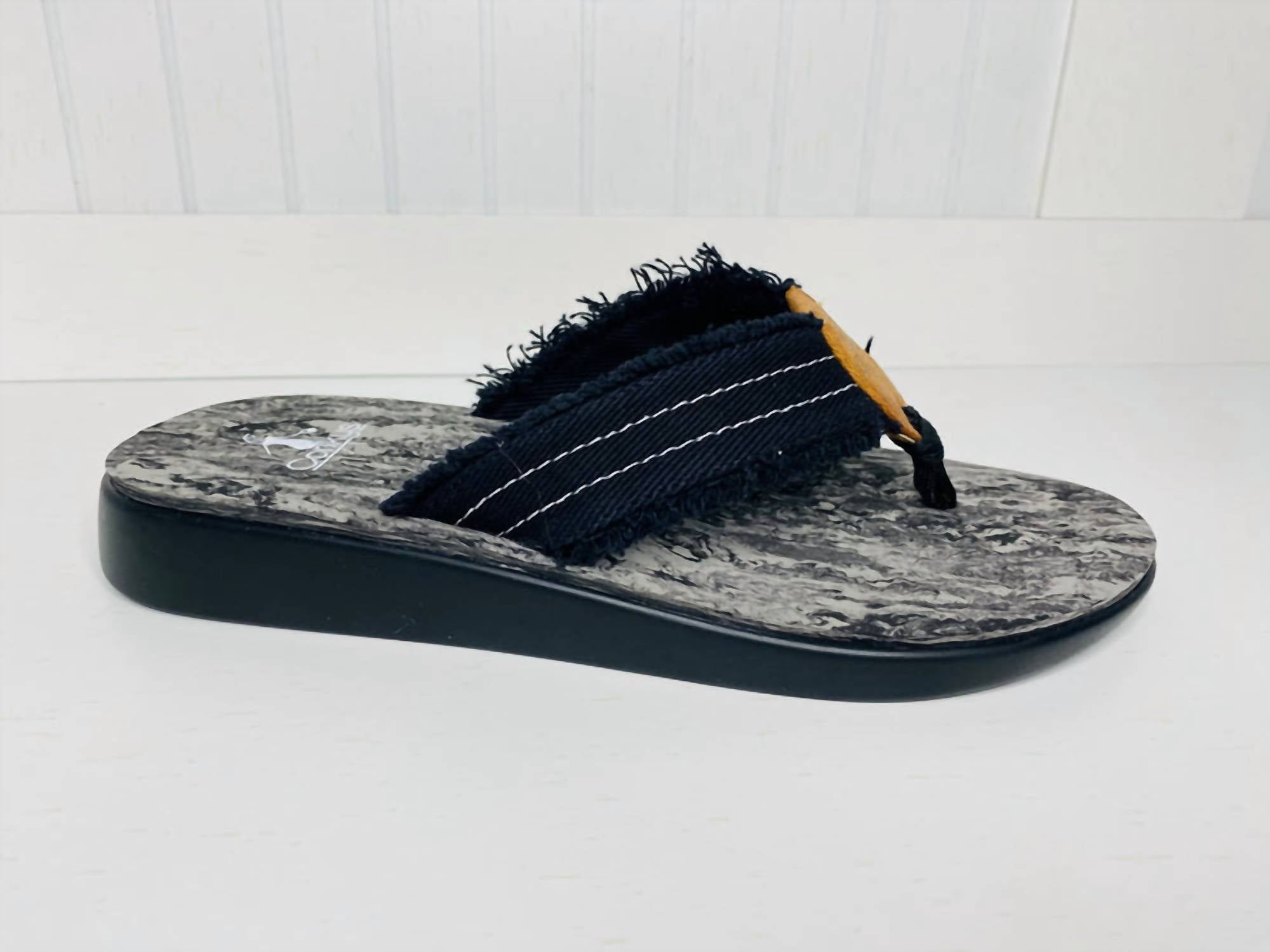 Corkys Footwear - Women's Shaved Ice Frayed Edge Flip Flops