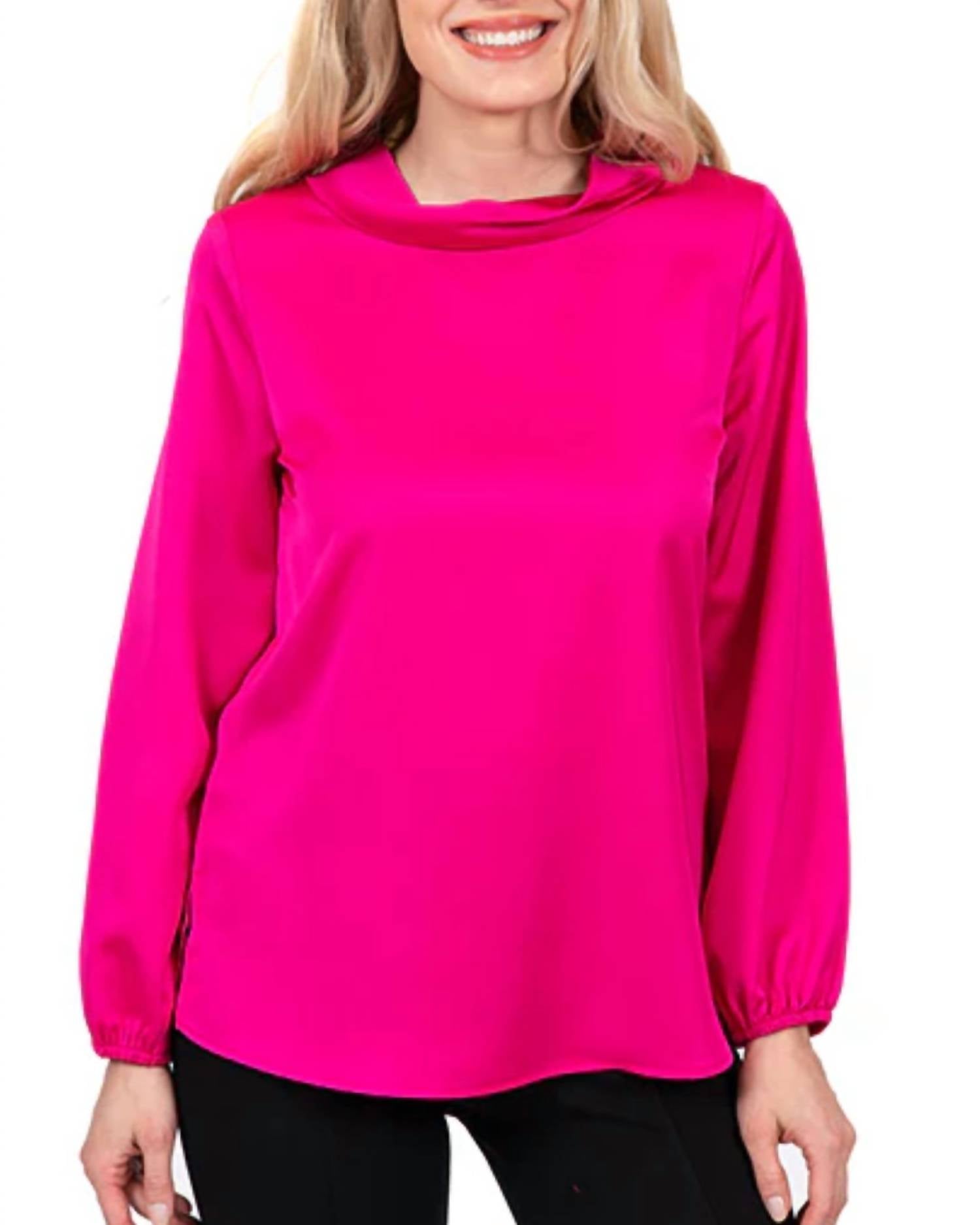 Scapa - Long Sleeve Cowlneck Top