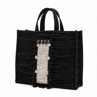Elektra'S Workshop - Women's Handmade Tassel Tote Bag