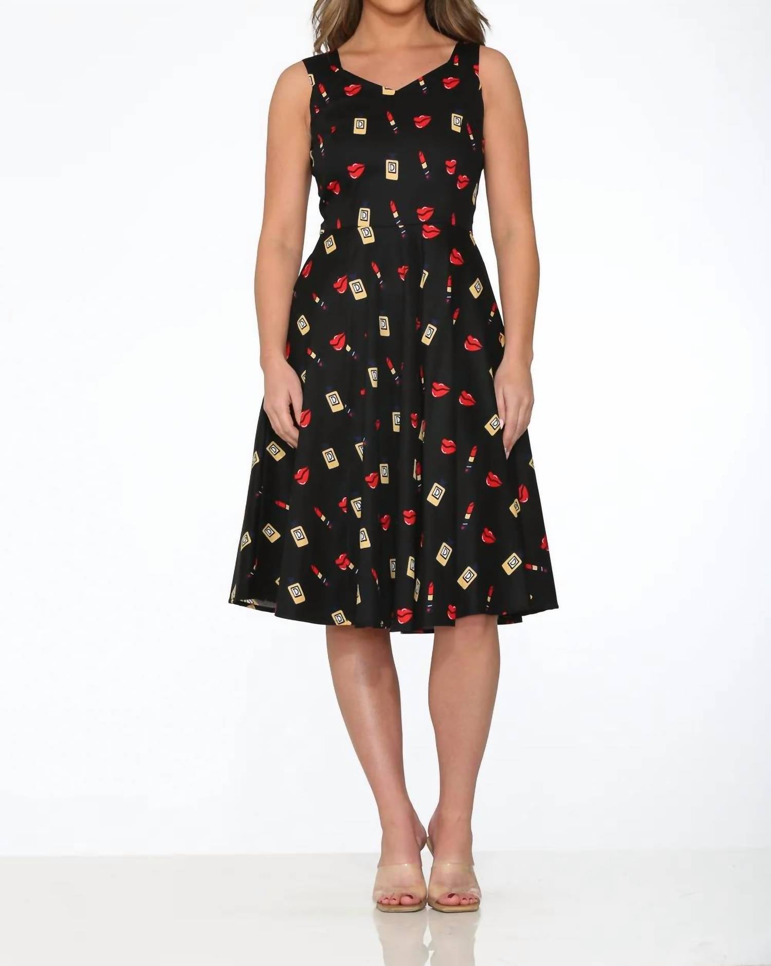Orchid Bloom - Midi Swing Dress