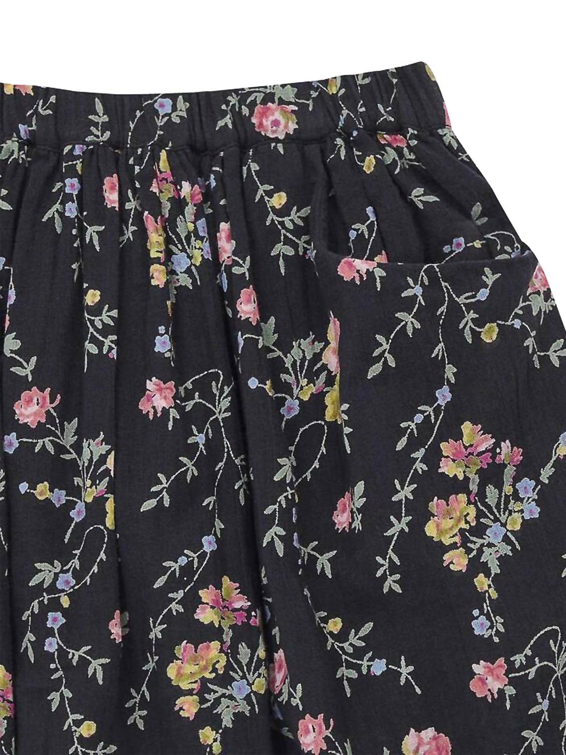Romantic Print Gauze Skirt