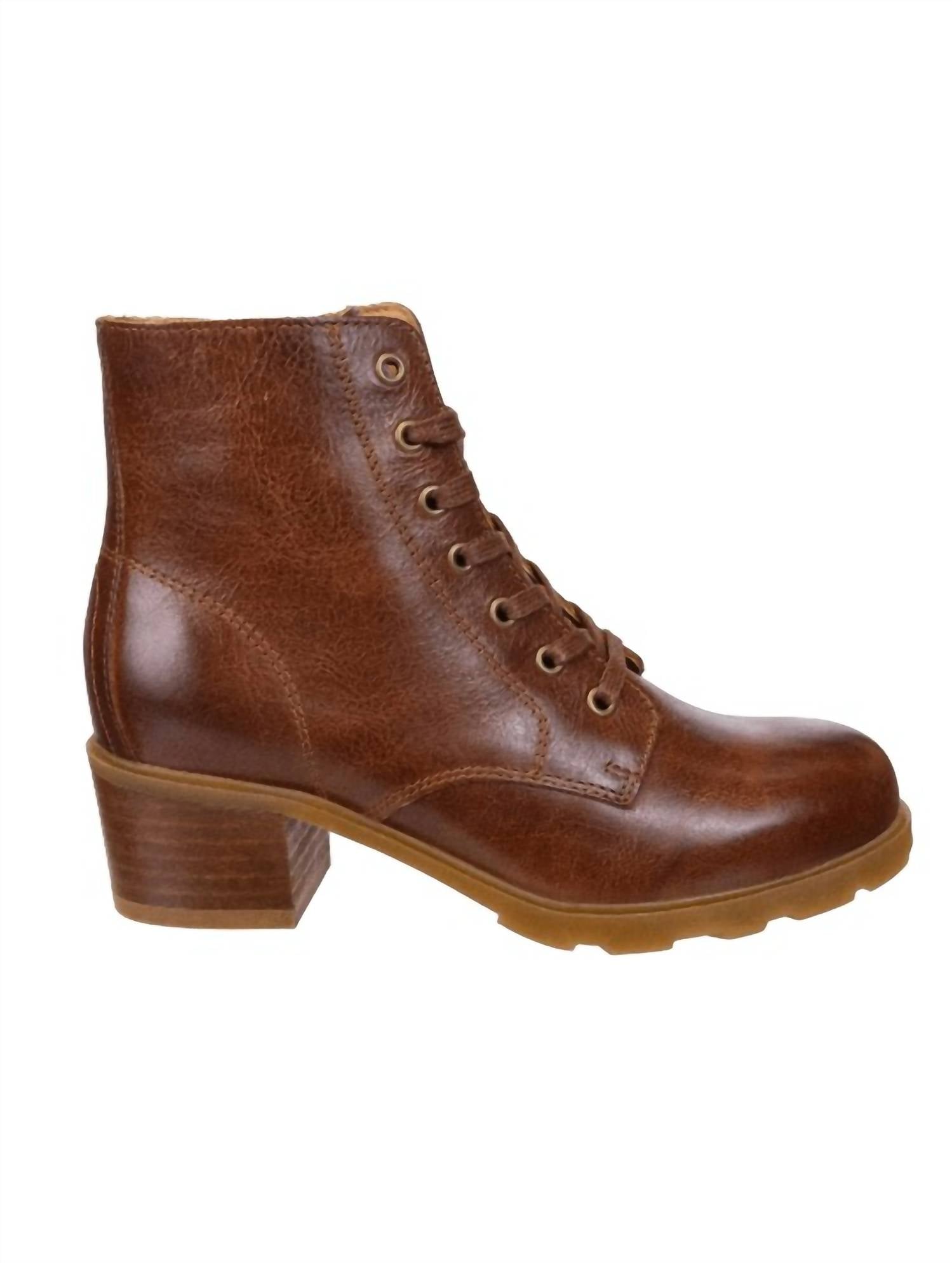 OTBT Women's Arc Lace Up Boots in brown - women's shoe