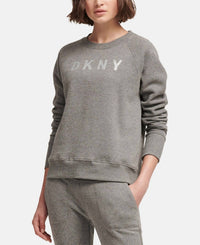 Dkny - Sport Sparkle Logo Fleece Sweatshirt