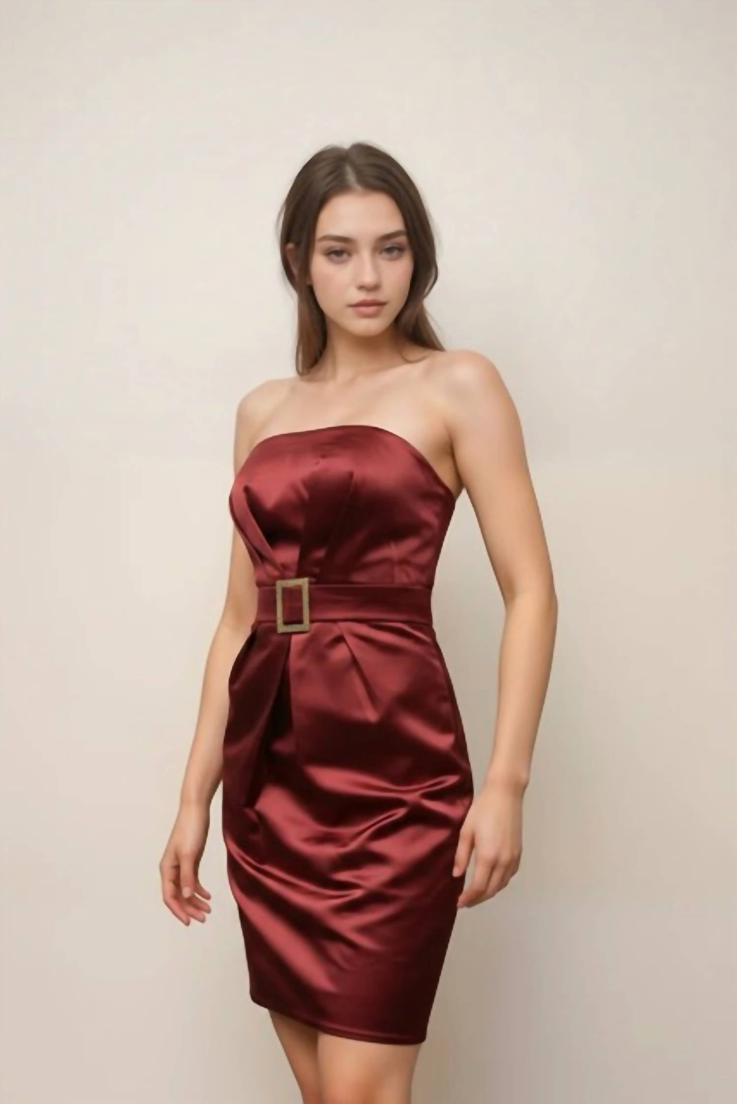 Nova Vogue - Sunset Radiance Mini Dress