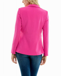 Nicole Miller - Isla Stretch Crepe One Button Blazer
