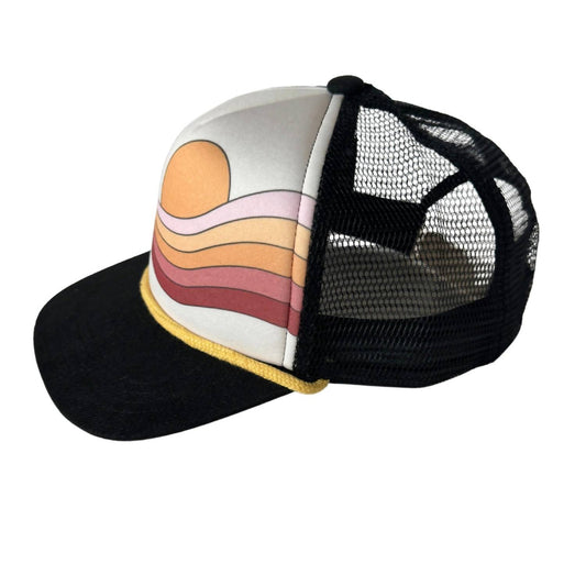 Tiny Whales - Kid's Golden Sky Trucker Hat