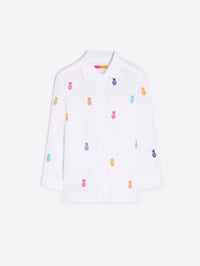 Vilagallo - Vilagallo Button Down Printed Blouse