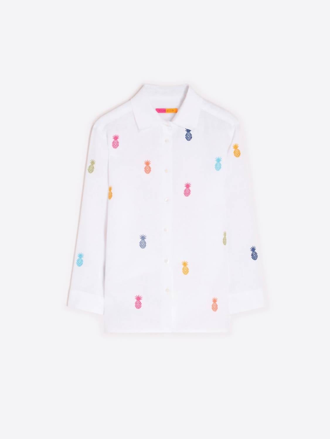 Vilagallo - Vilagallo Button Down Printed Blouse