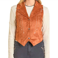 Panhandle - Rock & Roll Cowgirl Embroidered Vest