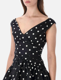 Self-Portrait - Polka Dot Mini Dress