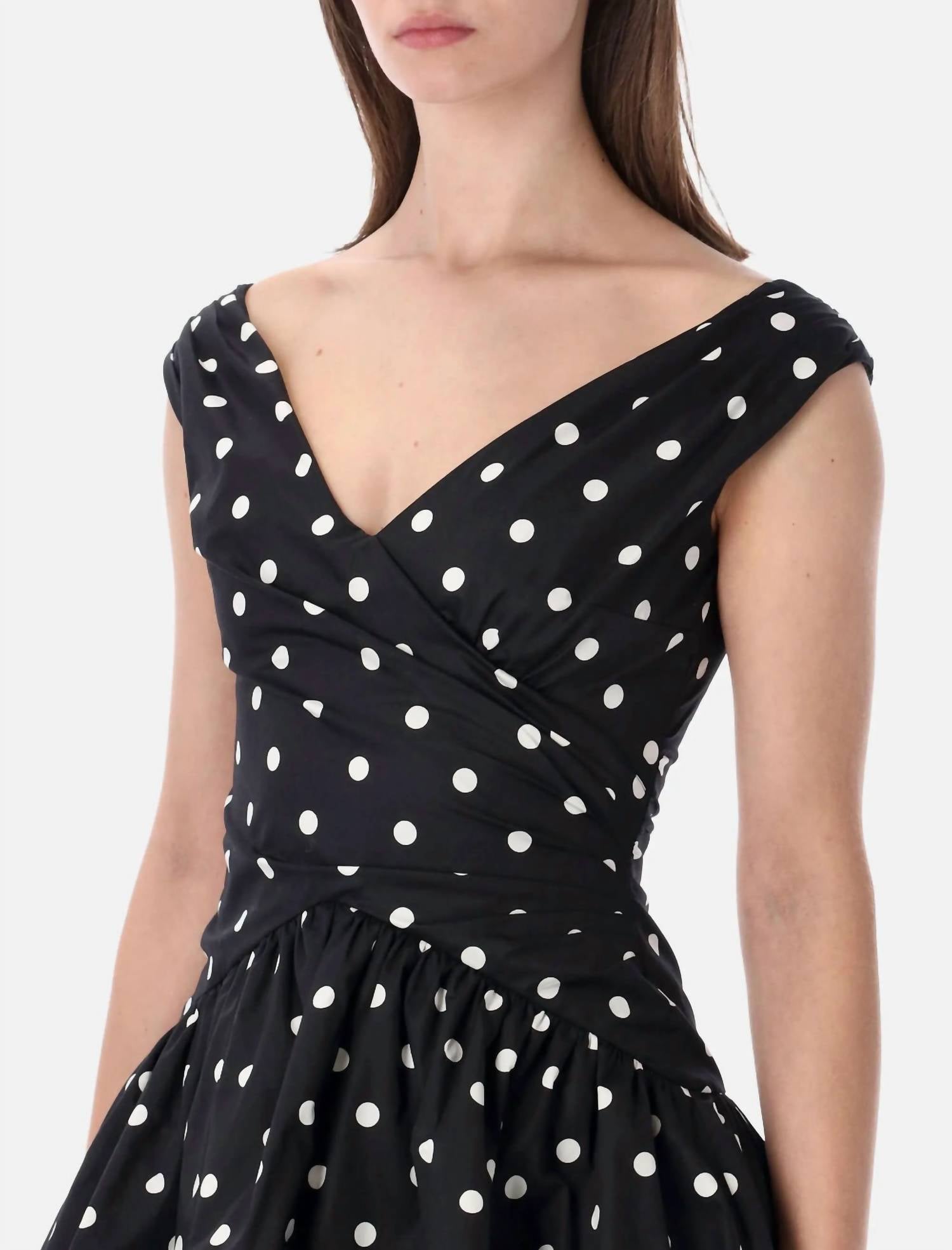 Self-Portrait - Polka Dot Mini Dress