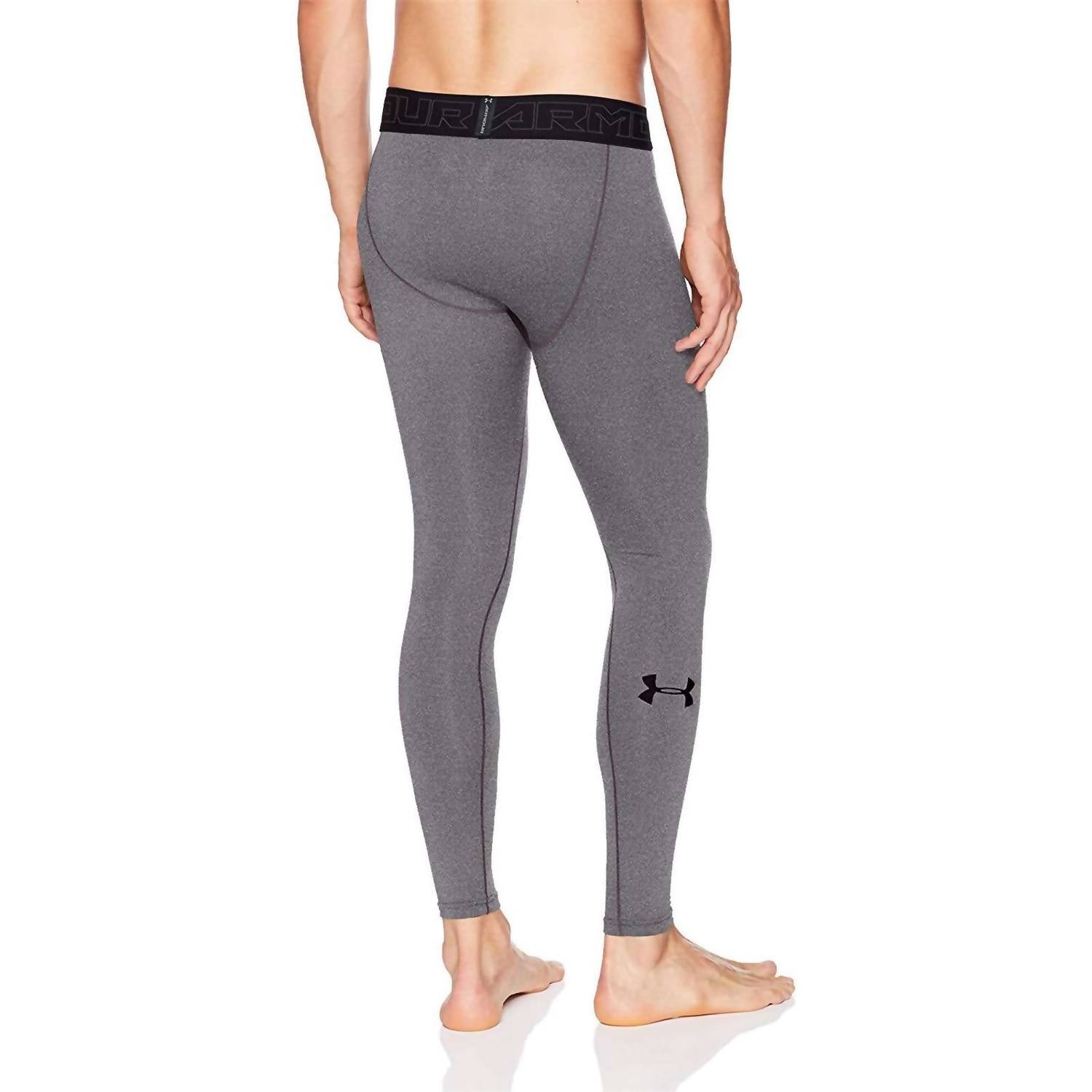 UNDER ARMOUR Men's Cold Gear Leggings in charcoal - men's pants - alternate view