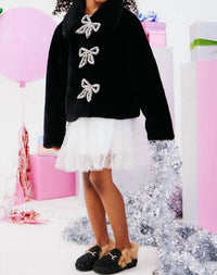 Lola + The Boys - Audrey Faux Fur Coat