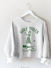 Oat Collective - Women's Golf Wives Social Club Mid Sweatshirt