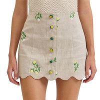 Maude Club - Women's Willow Embroidered Skirt