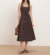 Veronica Beard - Jolie Cotton Poplin Midi Dress