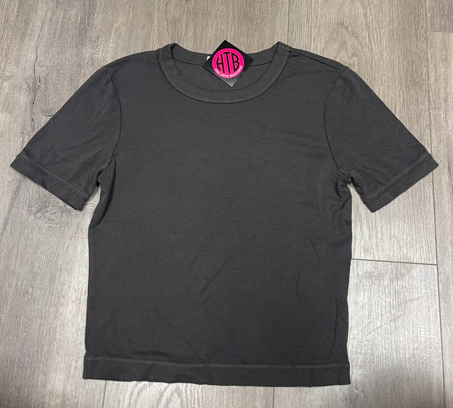 Crown Jewel - Women's Luxx Cropped Crew Neck Short Sleeve Tee