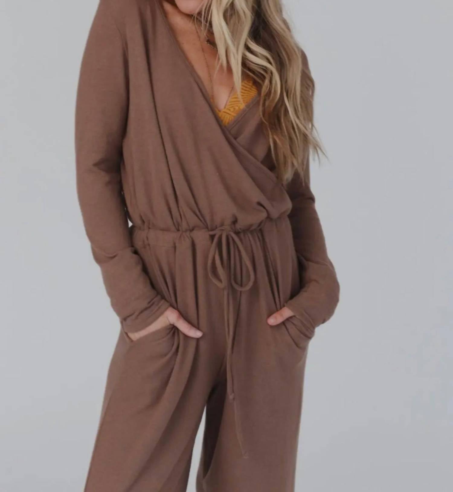 Three Bird Nest - As It Was Cross Front Jumpsuit