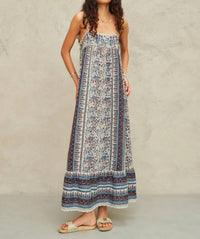 M.A.B.E. - CASS PRINT MAXI DRESS