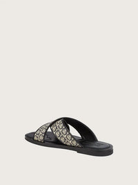 Salvatore Ferragamo - Men's Gancini Cross-over Strap Sandals