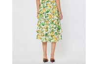 Current Air - Printed Tiered Sleeveless Midi Dress
