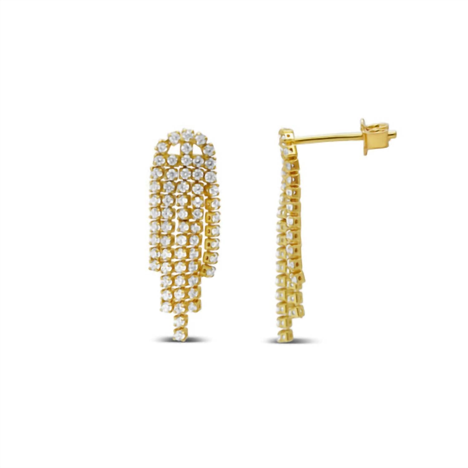 Stia - Women's You're A Gem Party Till You Drop Earrings