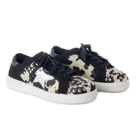 Myra Women's Giggle Sneakers in cow - women's sneaker - detail view