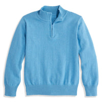 Bella Bliss - Boys Cashmere Blend Half Zip Pullover