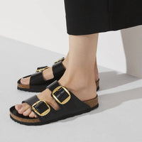 BIRKENSTOCK Women's Arizona Big Buckle Sandals in high shine black 1 - women's sandal - view 5