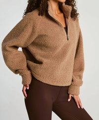 Year Of Ours - Lucia Half Zip Sherpa Jacket